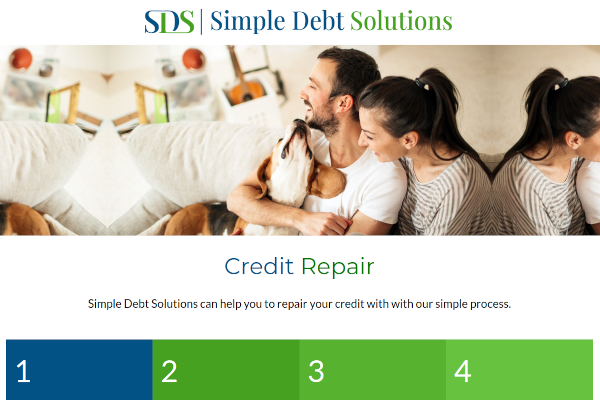 Web Design for Simple Debt Solutions